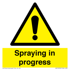 WV12096: Spraying in progress