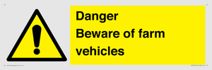 WV12104: Danger Beware of farm vehicles