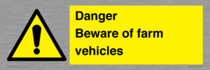 WV12104: Danger Beware of farm vehicles