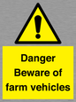 WV12104: Danger Beware of farm vehicles