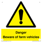 WV12104: Danger Beware of farm vehicles