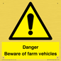 WV12104: Danger Beware of farm vehicles