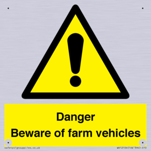 WV12104: Danger Beware of farm vehicles