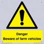 WV12104: Danger Beware of farm vehicles