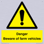 WV12104: Danger Beware of farm vehicles