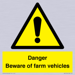 WV12104: Danger Beware of farm vehicles
