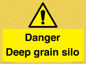 WV12106: Danger Deep grain silo