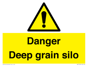WV12106: Danger Deep grain silo