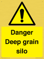 WV12106: Danger Deep grain silo