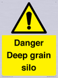 WV12106: Danger Deep grain silo