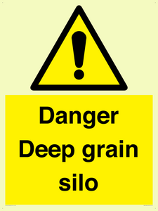 WV12106: Danger Deep grain silo