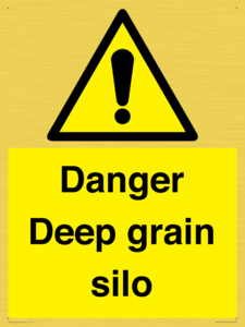WV12106: Danger Deep grain silo