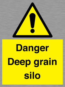 WV12106: Danger Deep grain silo