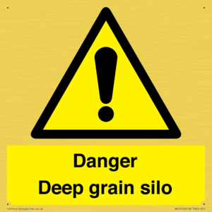 WV12106: Danger Deep grain silo