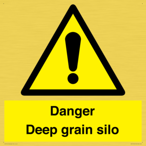 WV12106: Danger Deep grain silo