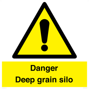 WV12106: Danger Deep grain silo