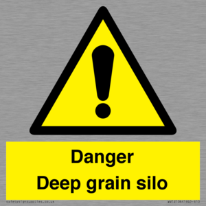 WV12106: Danger Deep grain silo