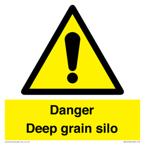 WV12106: Danger Deep grain silo