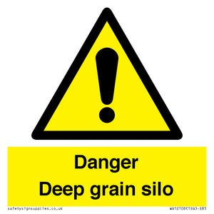 WV12106: Danger Deep grain silo