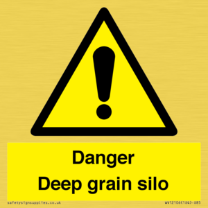 WV12106: Danger Deep grain silo