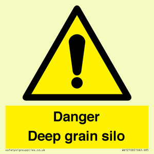 WV12106: Danger Deep grain silo