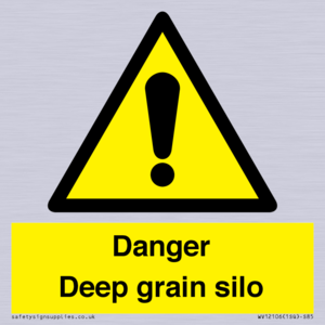 WV12106: Danger Deep grain silo