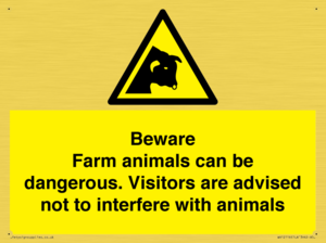 WV12116: Beware Farm animals can be dangerous. Visitors are advised not to interfere with animals