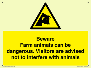 WV12116: Beware Farm animals can be dangerous. Visitors are advised not to interfere with animals