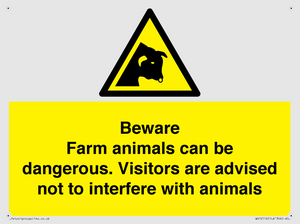 WV12116: Beware Farm animals can be dangerous. Visitors are advised not to interfere with animals