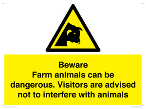 WV12116: Beware Farm animals can be dangerous. Visitors are advised not to interfere with animals