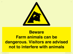 WV12116: Beware Farm animals can be dangerous. Visitors are advised not to interfere with animals