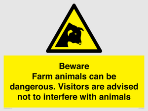 WV12116: Beware Farm animals can be dangerous. Visitors are advised not to interfere with animals