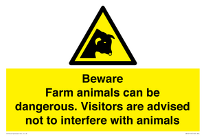 WV12116: Beware Farm animals can be dangerous. Visitors are advised not to interfere with animals