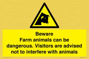 WV12116: Beware Farm animals can be dangerous. Visitors are advised not to interfere with animals