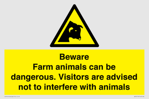 WV12116: Beware Farm animals can be dangerous. Visitors are advised not to interfere with animals
