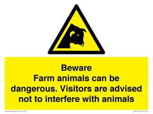 WV12116: Beware Farm animals can be dangerous. Visitors are advised not to interfere with animals