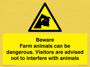 WV12116: Beware Farm animals can be dangerous. Visitors are advised not to interfere with animals
