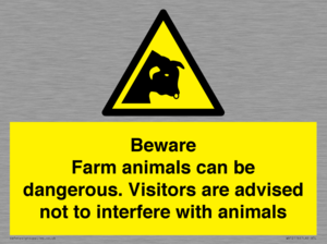 WV12116: Beware Farm animals can be dangerous. Visitors are advised not to interfere with animals