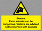 WV12116: Beware Farm animals can be dangerous. Visitors are advised not to interfere with animals