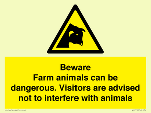 WV12116: Beware Farm animals can be dangerous. Visitors are advised not to interfere with animals