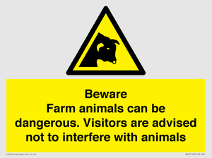WV12116: Beware Farm animals can be dangerous. Visitors are advised not to interfere with animals