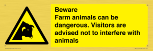 WV12116: Beware Farm animals can be dangerous. Visitors are advised not to interfere with animals