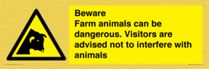 WV12116: Beware Farm animals can be dangerous. Visitors are advised not to interfere with animals