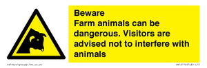 WV12116: Beware Farm animals can be dangerous. Visitors are advised not to interfere with animals