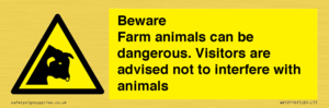 WV12116: Beware Farm animals can be dangerous. Visitors are advised not to interfere with animals