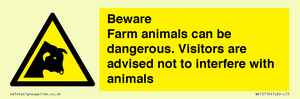 WV12116: Beware Farm animals can be dangerous. Visitors are advised not to interfere with animals