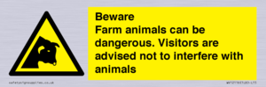 WV12116: Beware Farm animals can be dangerous. Visitors are advised not to interfere with animals