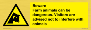 WV12116: Beware Farm animals can be dangerous. Visitors are advised not to interfere with animals