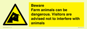 WV12116: Beware Farm animals can be dangerous. Visitors are advised not to interfere with animals