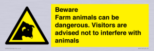 WV12116: Beware Farm animals can be dangerous. Visitors are advised not to interfere with animals